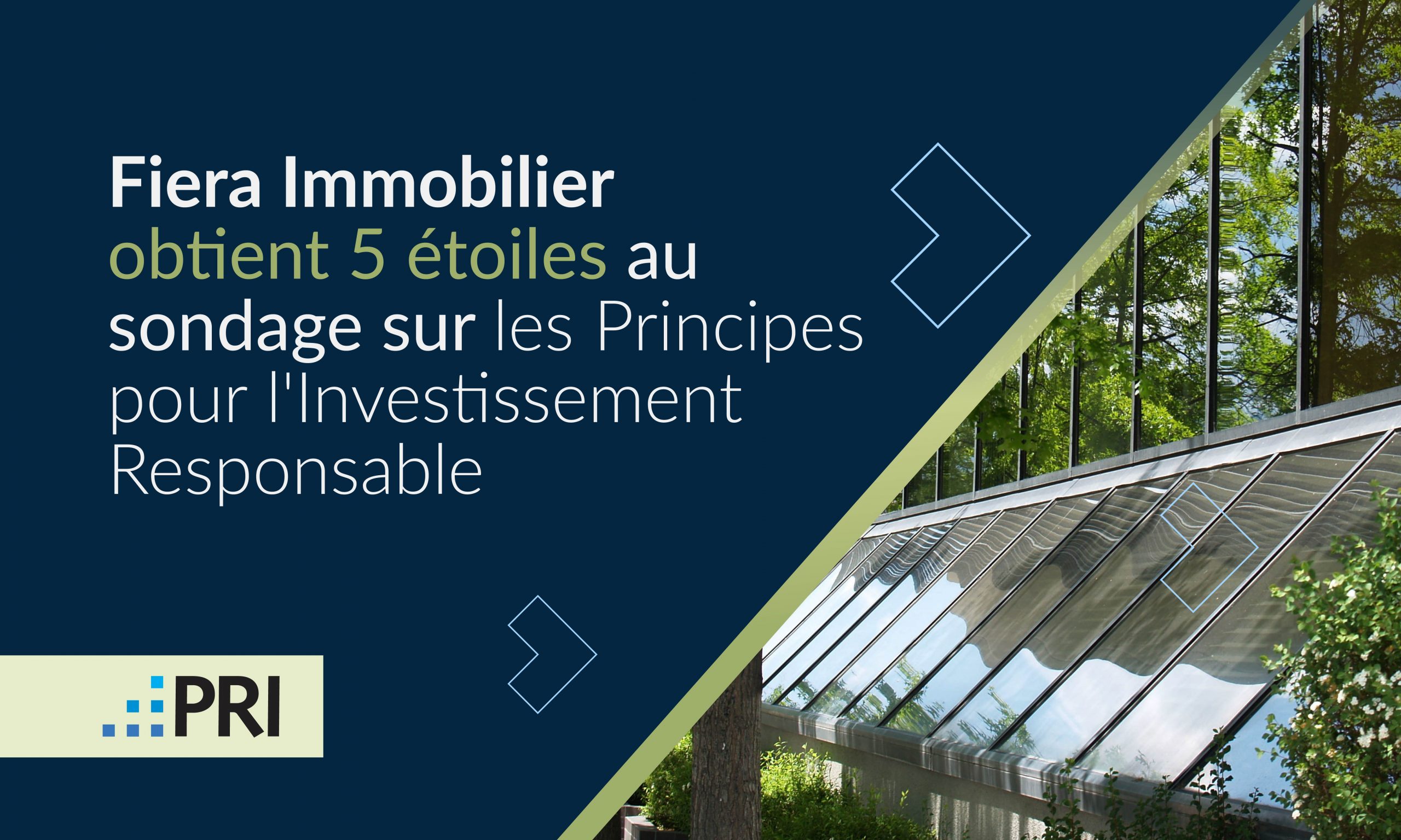 Fiera Immobilier obtient 5 étoiles au sondage sur les Principes pour l&rsquo;Investissement Responsable Fiera Immobilier obtient 5 étoiles au sondage sur les Principes pour l&rsquo;Investissement Responsable