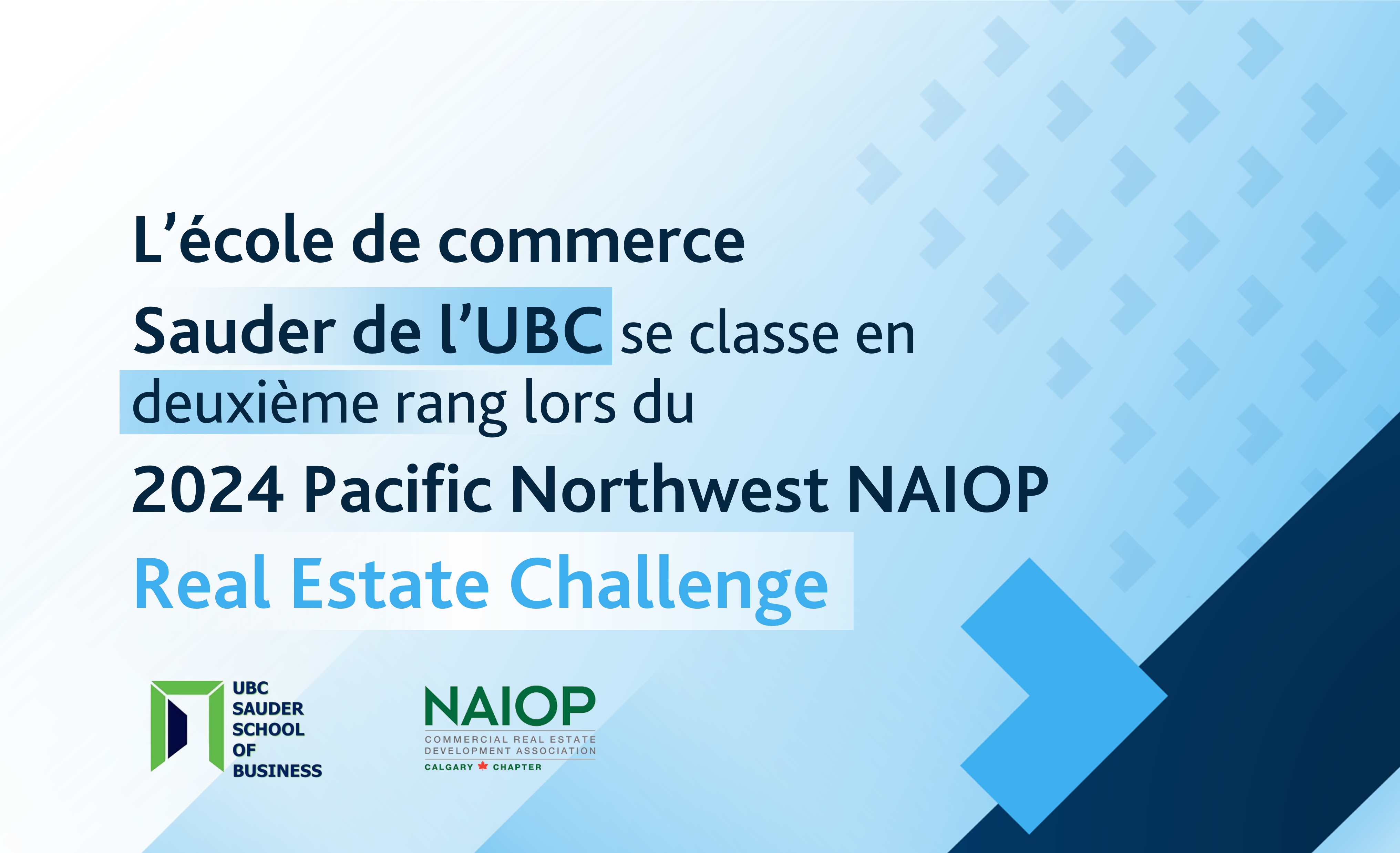 L’UBC se classe en deuxième rang lors du 2024 NAIOP Real Estate Challenge L’UBC se classe en deuxième rang lors du 2024 NAIOP Real Estate Challenge