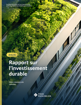 Image pour Rapport sur l'investissement durable 2025 Fiera Immobilier Canada