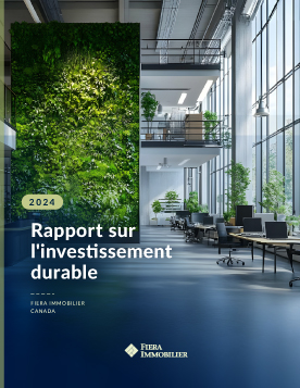 Image pour Rapport sur l'investissement durable 2024 Fiera Immobilier Canada
